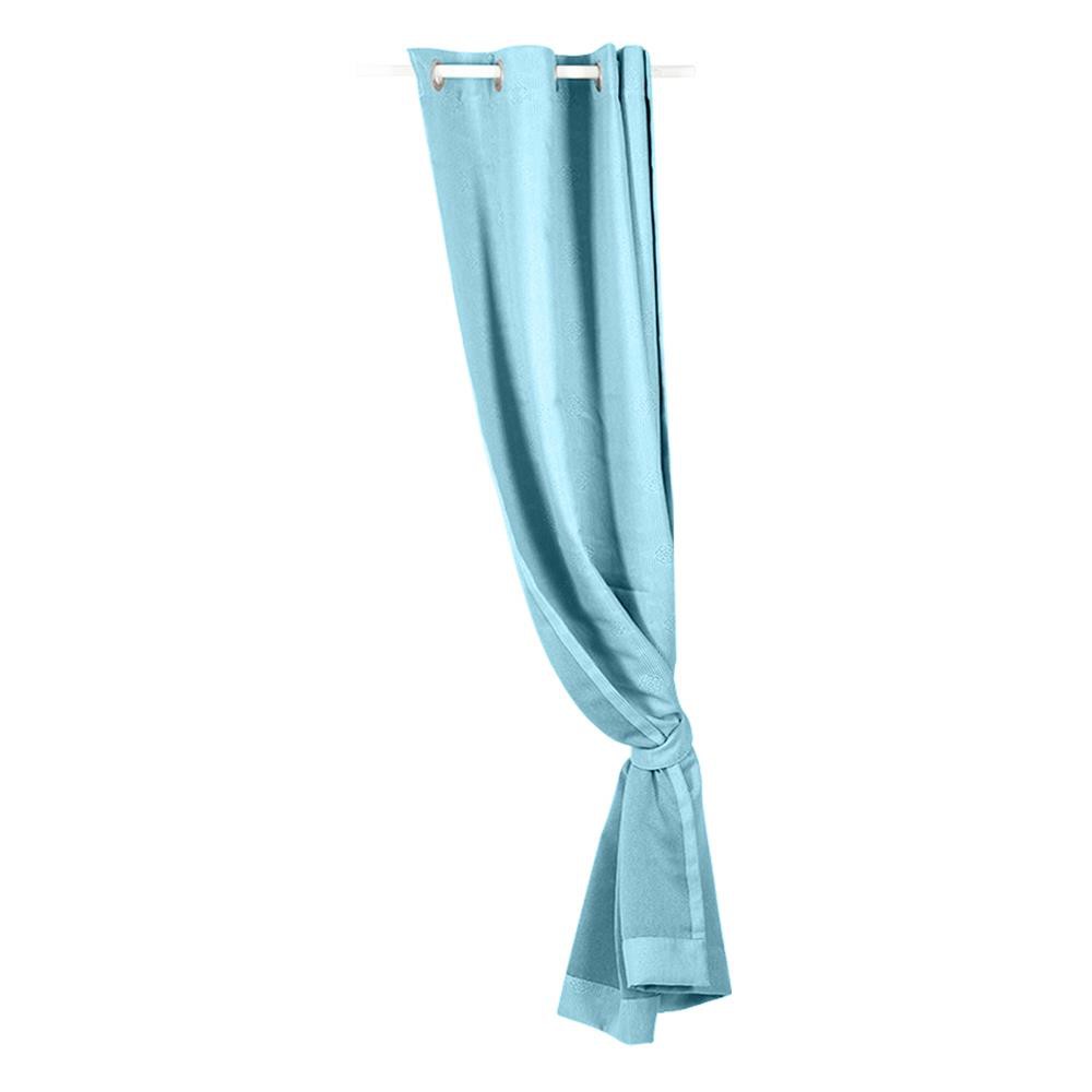 ผ้าม่าน EYELET CHILD FREEDOM STYLE DAJONG UV 135X220 ซม. สีฟ้า ผ้าม่านประตู CURTAIN ผ้าม่านและมู่ลี่