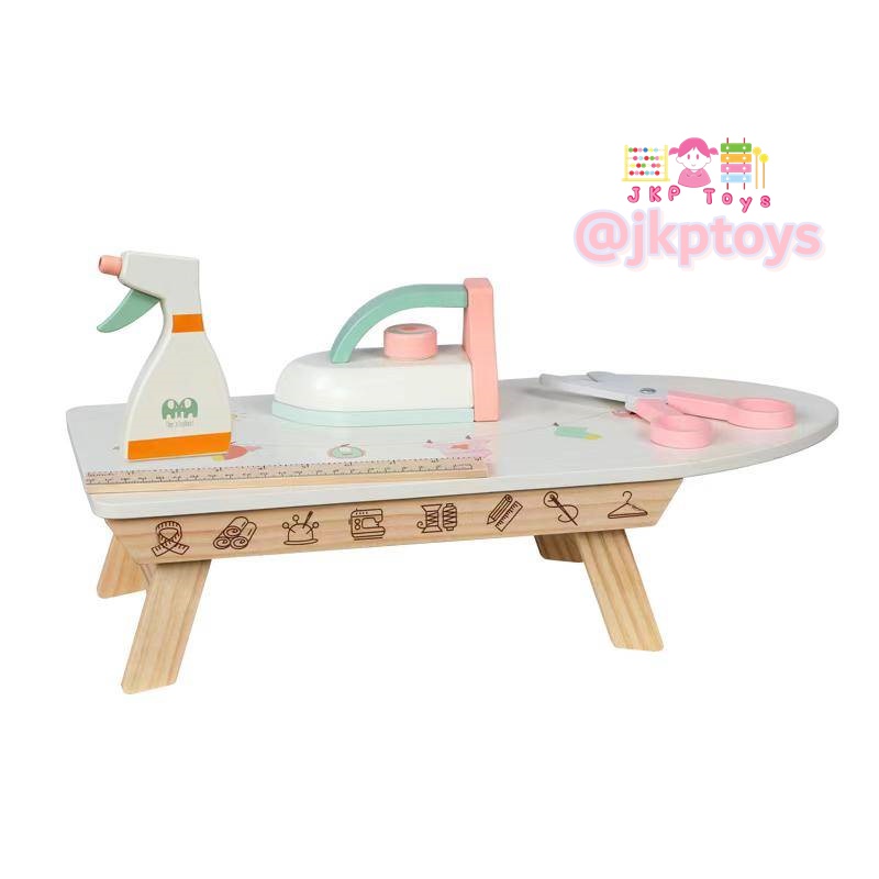 ⭐🌈ของเล่นไม้เสริมพัฒนาการ ชุดเตารีดไม้ พร้อมที่รองรีดเเละอุปกรณ์