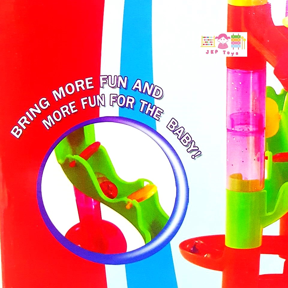 MARBLE RUN รางลูกแก้วหรรษา แบบประกอบเองตามจินตนาการ รุ่น105 pcs.