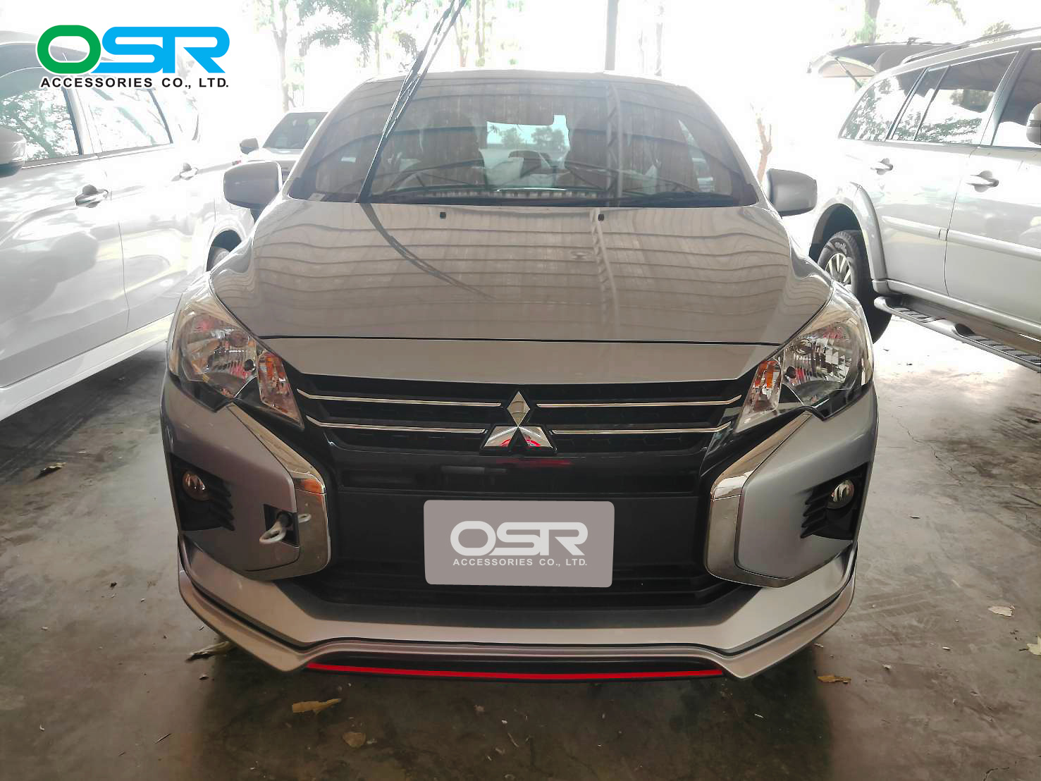 ชุดแต่งรถ สเกิร์ต-สปอยเลอร์ New Mitsubishi Attrage 2020 ทรง SR-Limited By OSR