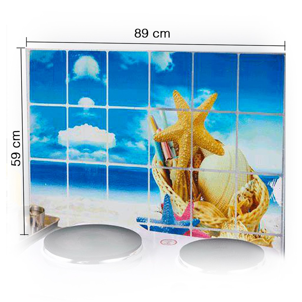 !!สินค้าขายดี!! ฟอยล์ติดผนังครัวกันน้ำมันกระเด็น แผ่นกันน้ำมันกระเด็น Aluminium Foil Wall Cover