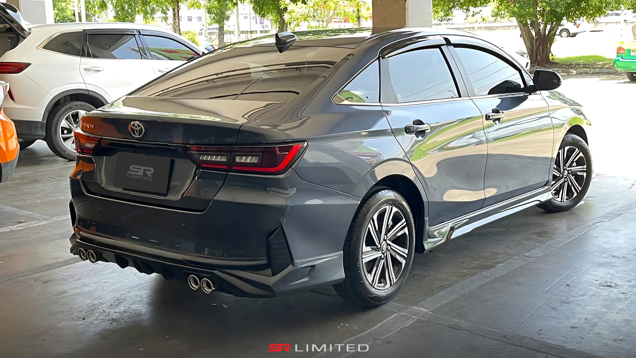 ชุดแต่งรถ-สเกิร์ต-สปอยเลอร์ Toyota New Yaris Ativ 2022 2023 2024