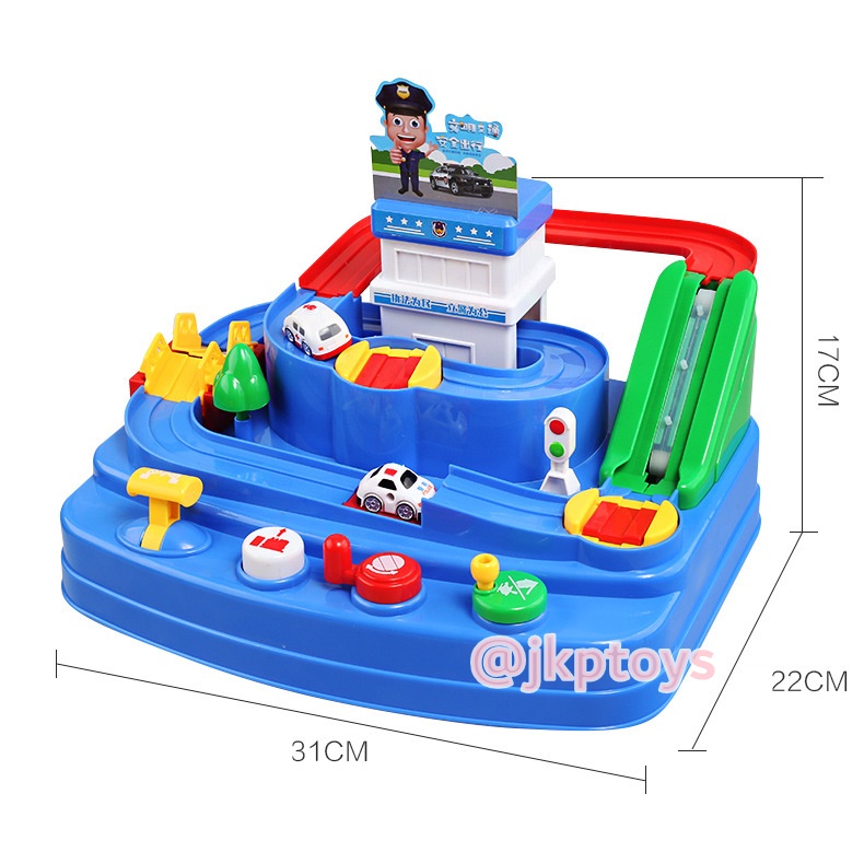 Rescue Police Car Driving Maze Game รถราง เวอร์ชั่นรถตำรวจ