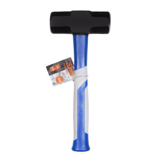 ค้อนปอนด์ด้ามไฟเบอร์ GIANT KINGKON GPRO รุ่น HA 3008 ขนาด 3 ปอนด์ สีน้ำเงิน จับถนัดมือไม่ลื่นทำงานสะดวก น้ำหนักพอดีมือ