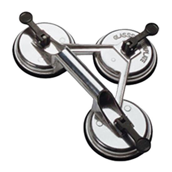 GIANT KINGKONG PRO ตัวจับกระเบื้องอะลูมิเนียมขนาด 3 หัว รุ่น 8128-3 ขนาด 5 นิ้ว สีเงิน
