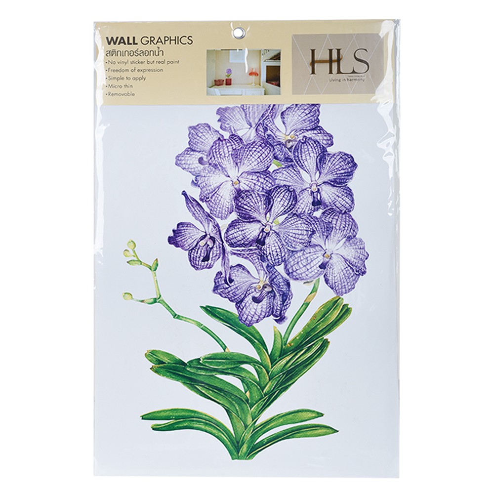 สติ๊กเกอร์ลอกน้ำ HOME LIVING STYLE FLOWER 34X47 ซม. คละสี วอลเปเปอร์และสติ๊กเกอร์ DIY