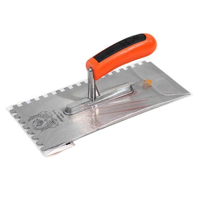 เครื่องมือช่าง งานปูน ฉาบปูน เกรียง หวี ด้ามพลาสติก SOMIC 4825/02 6MM 6MM NOTCHED TROWEL SOMIC 4825/02 TROWEL