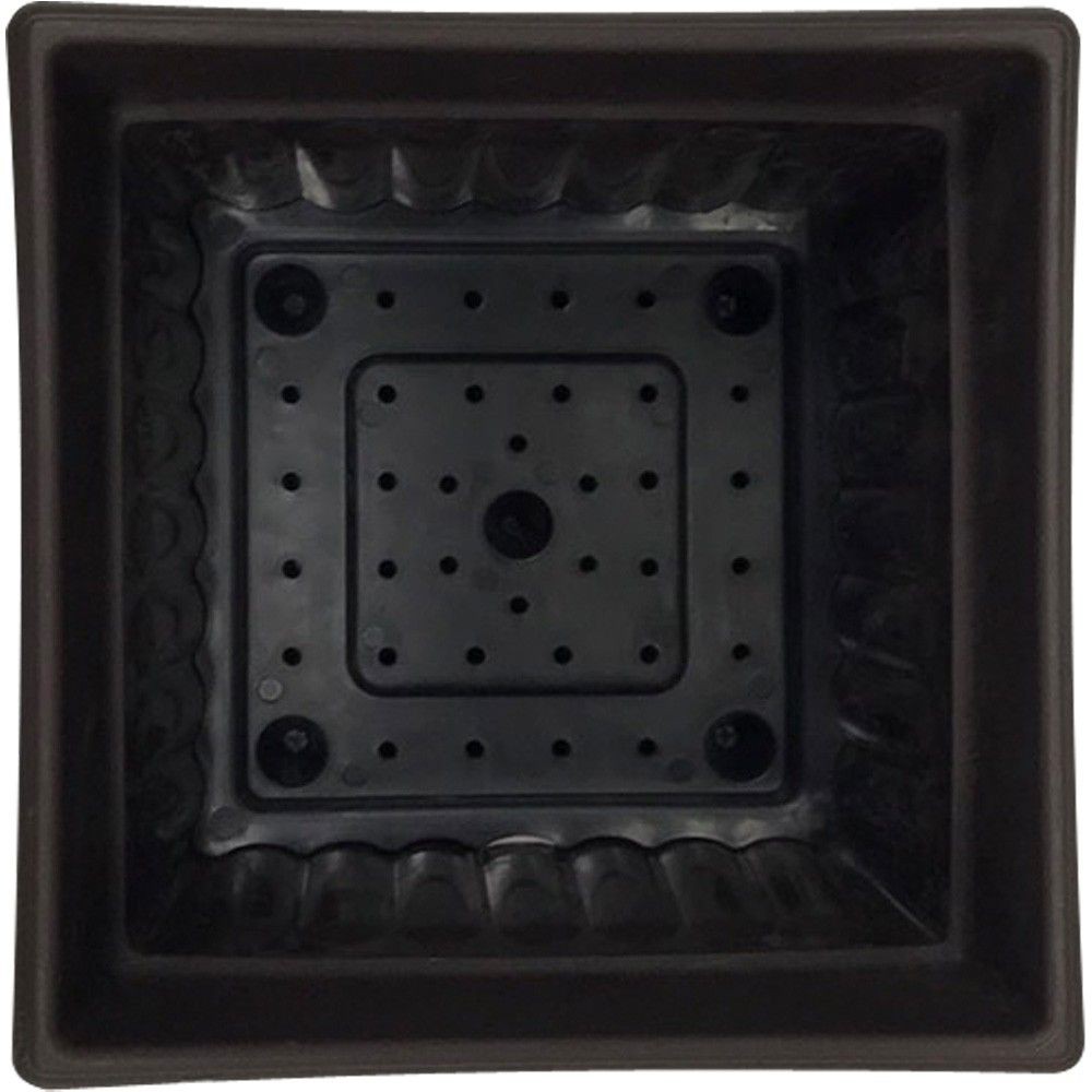 กระถางพลาสติก BABA 200 สี ESPRESSO BABA 200 ESPRESSO PLASTIC POT กระถางต้นไม้ช่วยตกแต่งสวนของคุณให้ดูสวยงามมากขึ้น