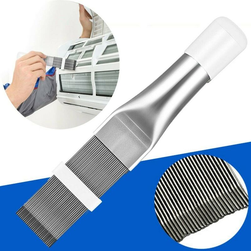 ซ่อมฟินแอร์ เครื่องมือสากล หวีคอยล์ A / C HVAC หม้อน้ำคอนเดนเซอร์ เครื่องมือทำความสะอาด แปรงปัดฝุ่นบ้าน