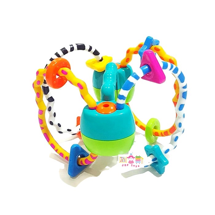 BeadChaserz ( little tikes) ของเล่นเขย่ามีเสียง ลูกปัด พร้อมยางกัดรูปทรงต่าง สีสันสดใส