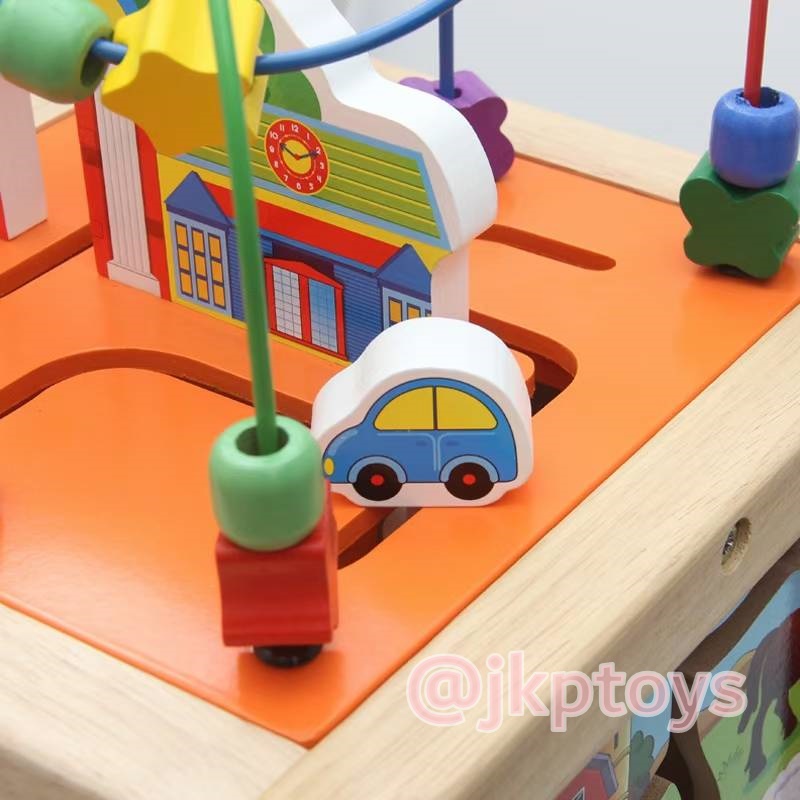 รถผลักเดินเเละกล่องกิจกรรมไม้5ด้าน (เหมือนงาน busy zoo เลยคะ ) เป็นผลักเดินไม้ได้ด้วย คุ้มสุดๆ