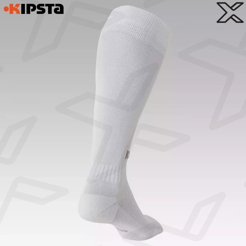 KIPSTA ถุงเท้าฟุตบอลสำหรับผู้ใหญ่รุ่น F100 (สีขาว)