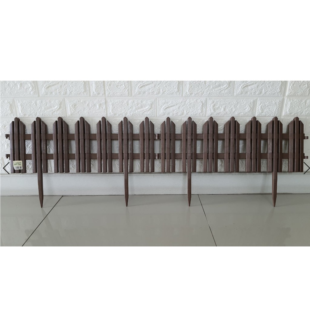 Garden Fence รั้วแต่งสวน รั้วจัดสวน รั้วสนาม รั้วตกแต่ง ขนาด 60x22 ซ.ม. 1 ชิ้น รั้วระแนง รั้วปลูกดอกไม้ รั้วล้อมผัก
