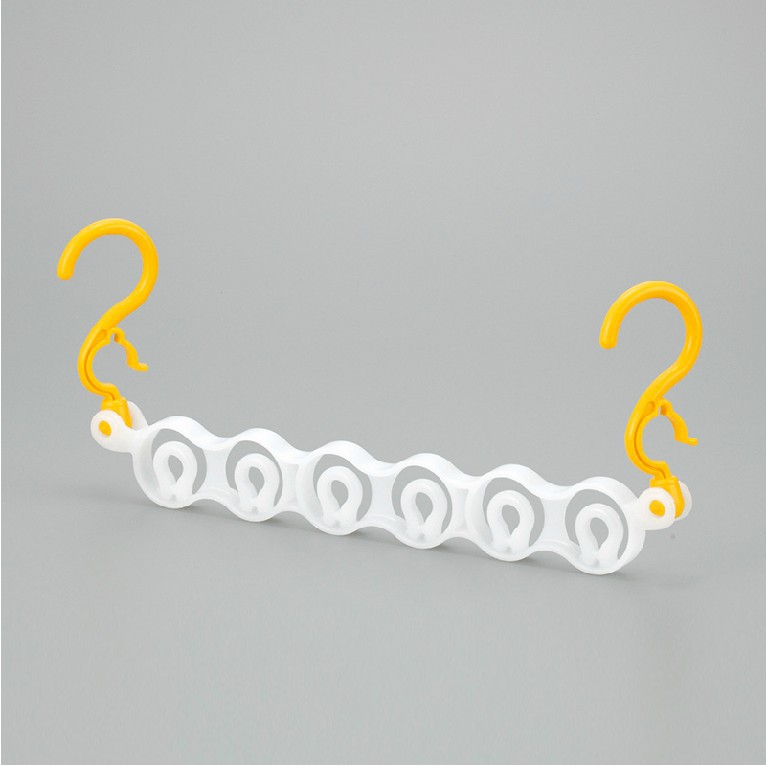 บ้านเด็กญี่ปุ่นนำเข้า inomata ราวตากผ้าราวแขวนเสื้อผ้าท่องเที่ยวแบบพกพาแขวนพาร์ทิชันตะขอ windproof ตะขอแขวน 3/6 | | |