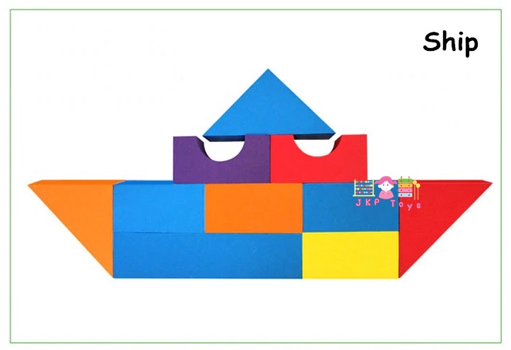 ตัวต่อโฟม 40 ชิ้น