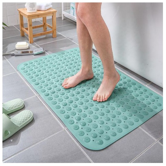 แผ่นกันลื่น แผ่นรองกันลื่น PVC ห้องน้ำพรมกันลื่น พื้นห้องน้ำ แผ่นสูญญากาศปูกันลื่นล้ม เนื้อขรุขระ แผ่นซิลิโคนกันลื่น