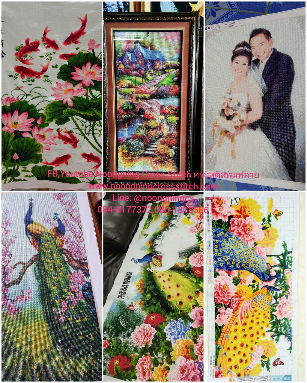 ป่าไผ่สวยงาม ครอสติสคริสตัล Diamond painting โมเสก ภาพติดเพชร งานฝีมือทำที่บ้าน DIY
