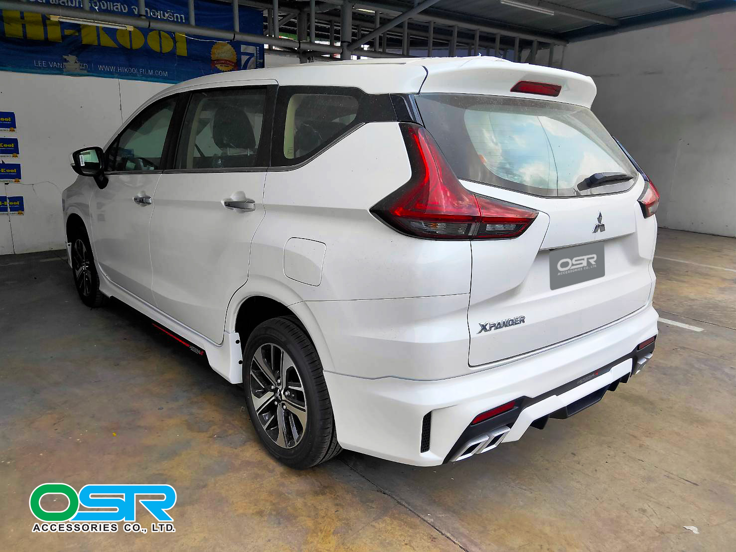 ชุดแต่งรถ-สเกิร์ต-อุปกรณ์แต่งรถ Mitsubishi Xpander ทรง Vazoomer-X By OSR