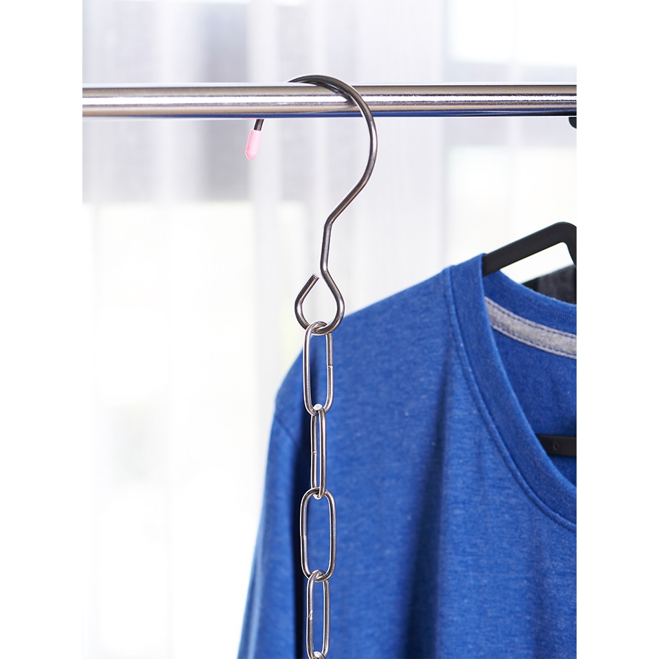 !!สินค้าขายดี!! ราวแขวนเสื้อผ้าสายโซ่ ที่แขวนเสื้อ ราวแขวนเสื้อ Clothes Chain Hanger
