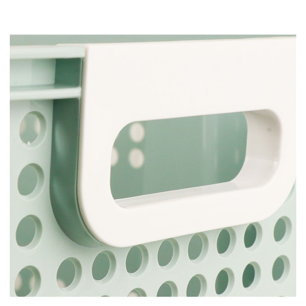 กล่องเก็บของ 49.8x36.5x28.8 ซม. 5061L ECO STACKO สีเขียว