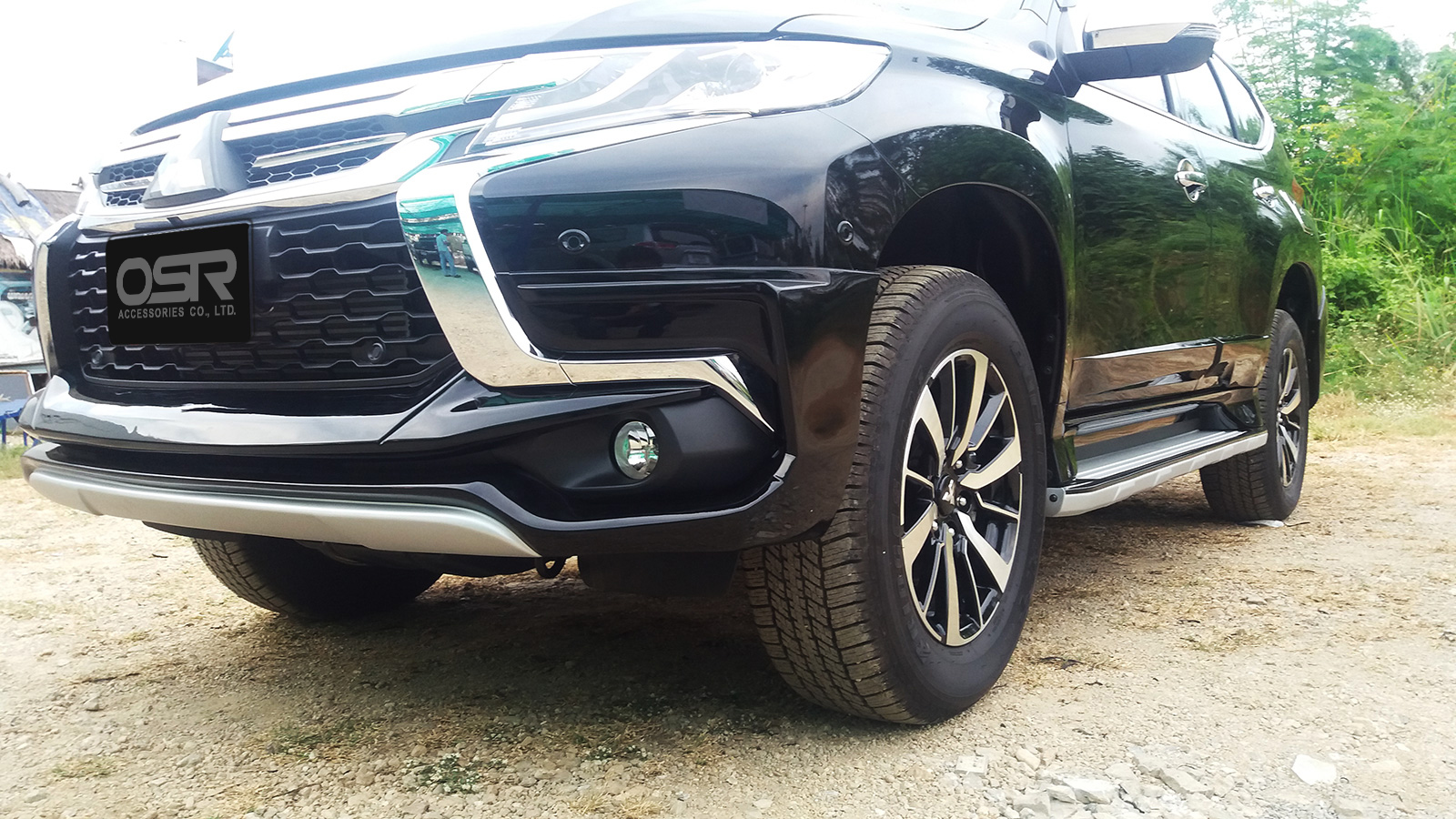 ชุดแต่งรถ สเกิร์ต-สปอยเลอร์ Pajero Sport 2016 ทรง J-TECK by OSR