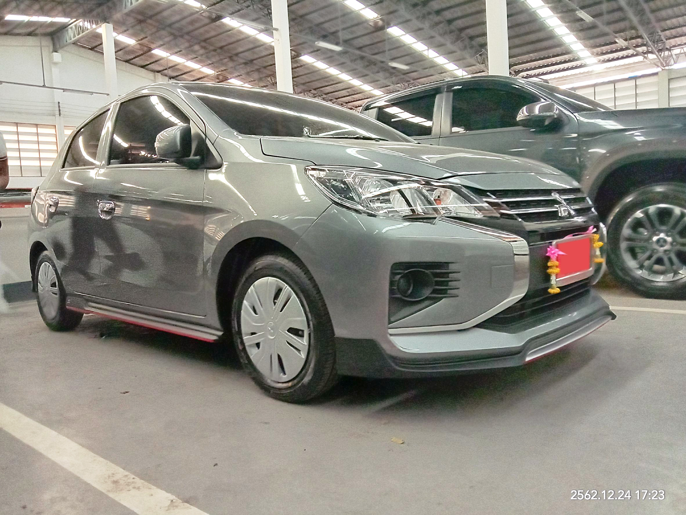 ชุดแต่งรถ สเกิร์ต-สปอยเลอร์ New Mitsubishi Mirage 2020 ทรง SR-Limited By OSR