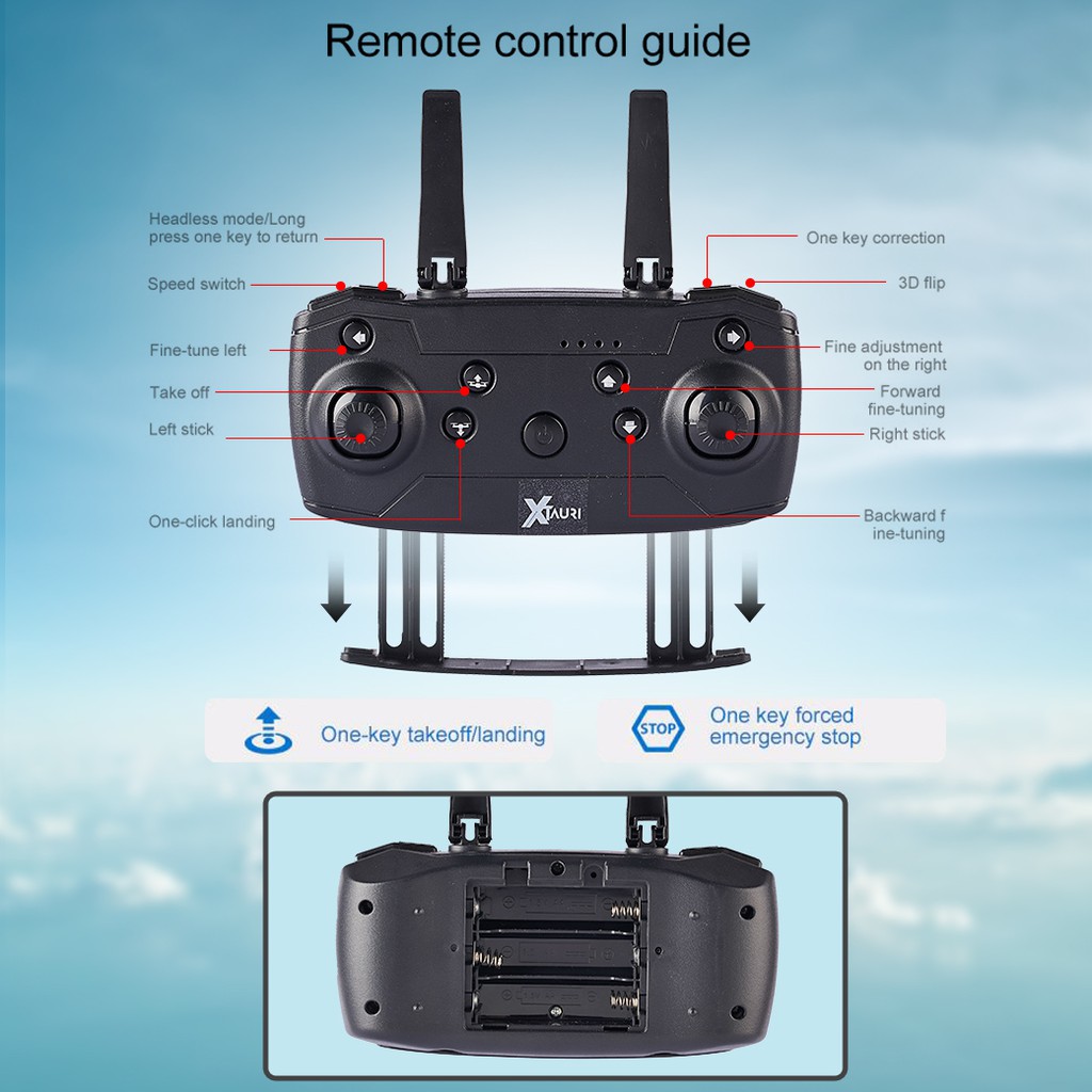 !!สินค้าขายดี!! E88 Pro โดรนบังคับวิทยุ E88 Pro RC Drone