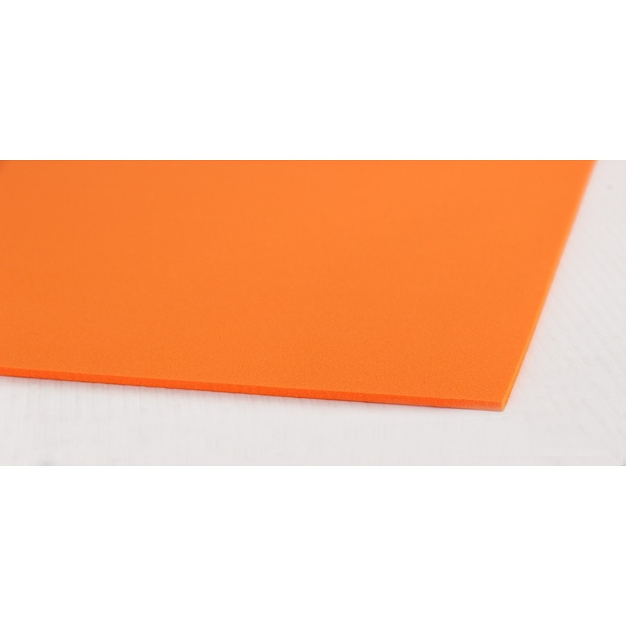 สีส้ม แผ่นโฟมยาง ขนาด 55x55 ซม. หนา 3 มม. จำนวน 5 แผ่น