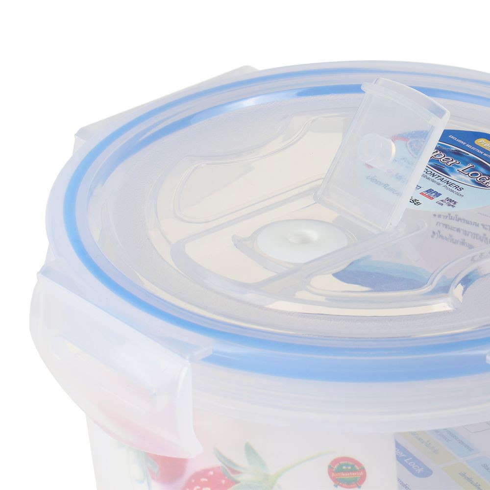 กล่องอาหารกลม 0.55 ลิตร SUPER ลิตรOCK 6003 FOOD CONTAINER SUPER LOCK 6003 0.55L ROUND