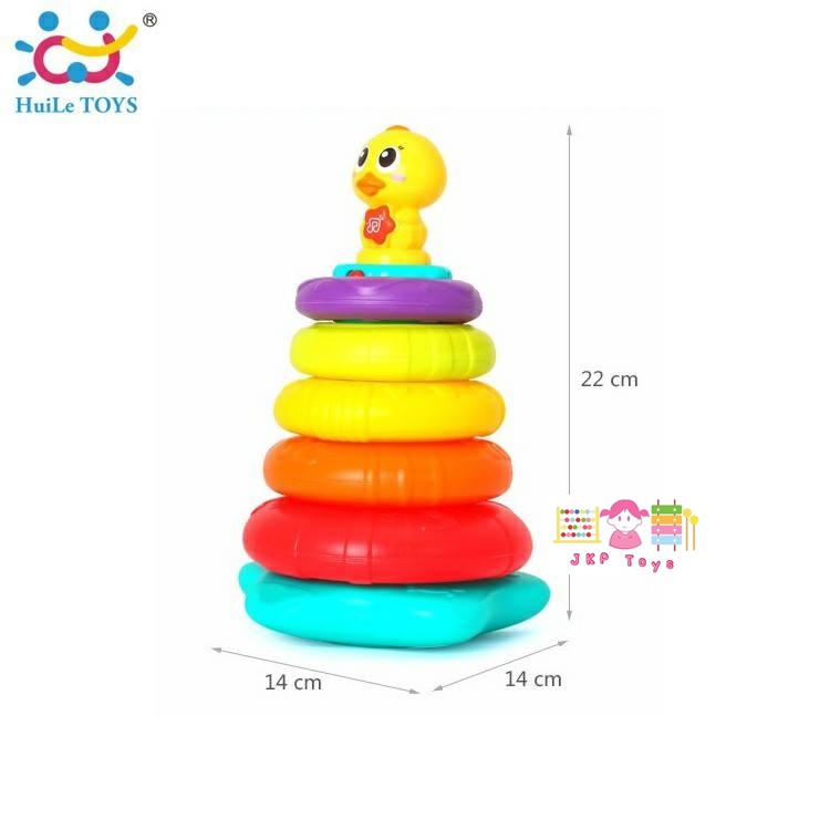 Huile Toys Stacking Rainbow Duck ห่วงเรียงซ้อนลูกเป็ดน้อย