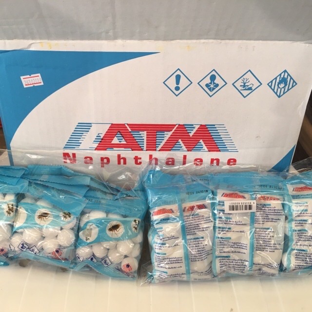 ของมันต้องมี ถูกๆ ลูกเหม็นดับกลิ่น ลูกเหม็นไล่แมลง ATM เอทีเอ็ม เม็ดเล็กน้ำหนัก 50 กรัม ราคาส่ง ราคาถูก ( ราคา ต่อห่อ )