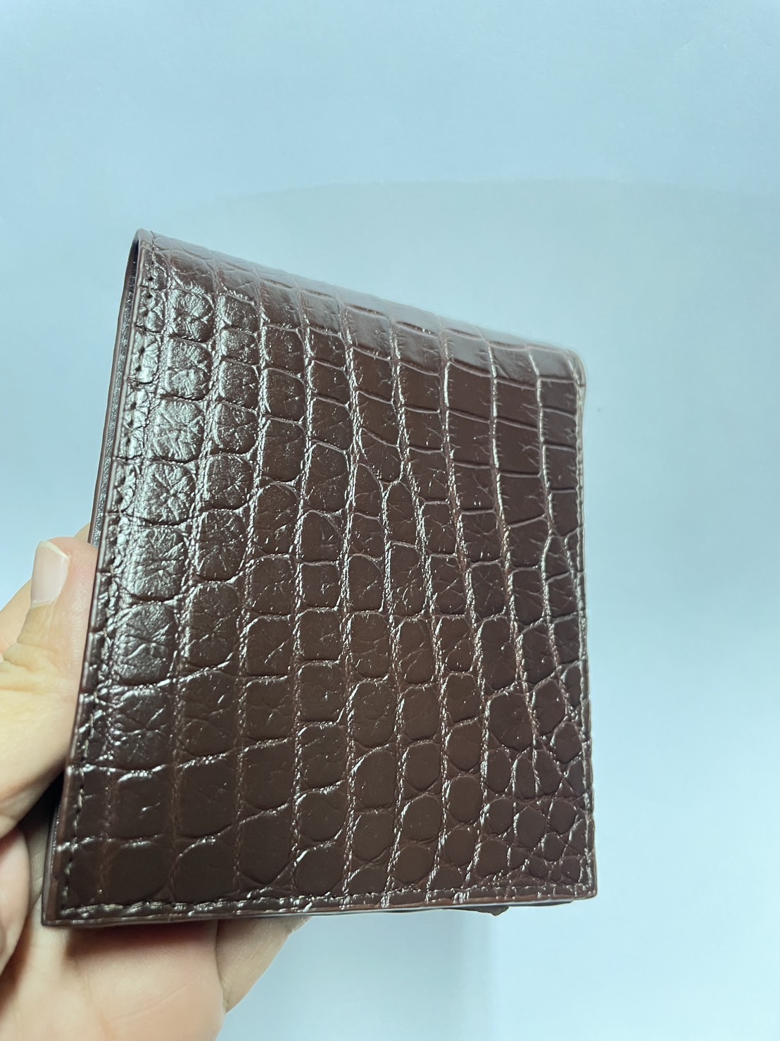 กระเป๋าหนังจระเข้ หนังท้อง