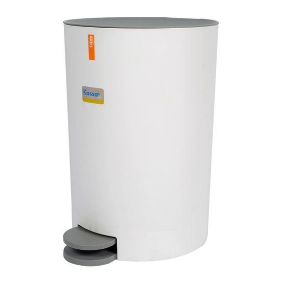 KASSA ถังขยะขาเหยียบ รุ่น PN6023 ความจุ 11 ลิตร ขนาด 27 x 27 x 38 ซม. สีขาว ผลิตจากพลาสติก PP เนื้อหนา คุณภาพดี