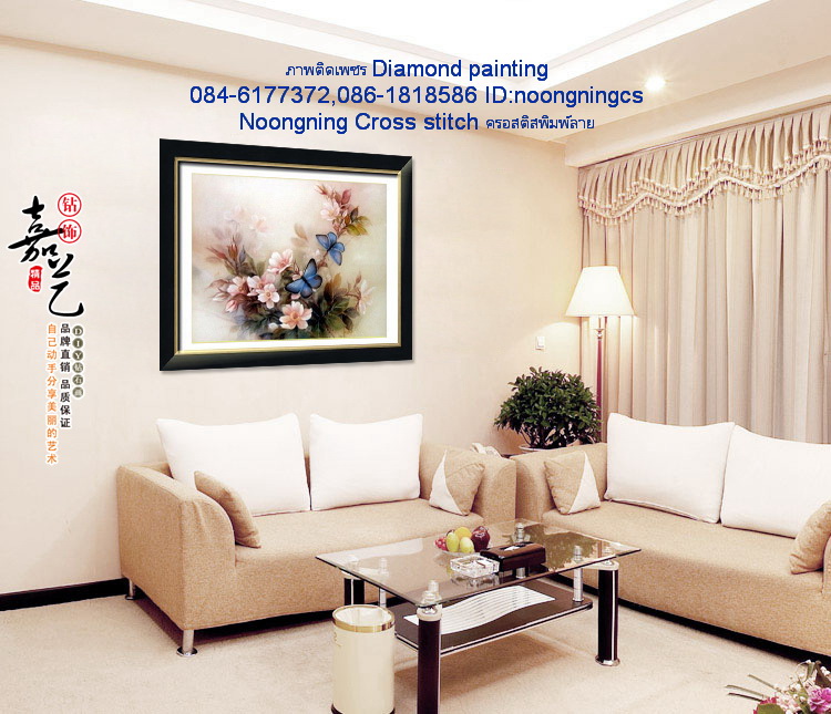 พระแม่ลักษมี เทวีแห่งความมั่งคั่งร่ำรวย และความรักที่บริบูรณ์ ภครอสติสคริสตัล Diamond painting โมเสก ภาพติดเพชร งานฝีมือ DIY