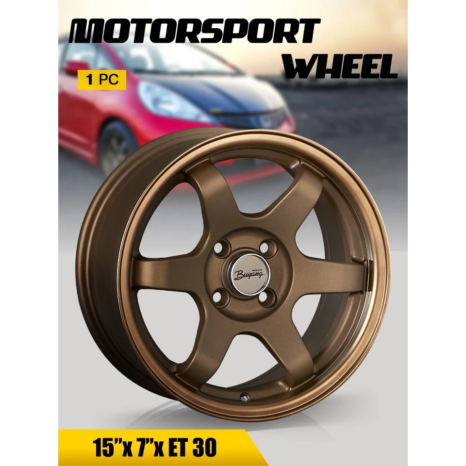 !!สินค้าขายดี!! ล้อแม็กอัลลอย 15" 15” x 7” x ET30 4H100 15" Alloy Wheel