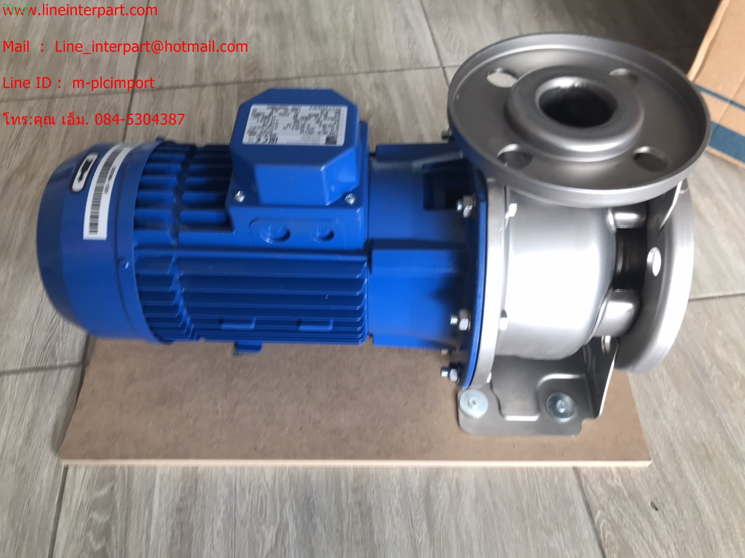 ขาย 3M-40-125/2.2 3สาย ปั๊มหอยโข่งแสตนเลส