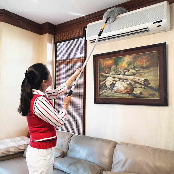 SmileArm® ด้ามบิดล็อค1.2ม. อลูมิเนียมแท้100% ใช้คู่กับหัวอุปกรณ์ ด้ามอเนกประสงค์ ยืดหดได้ ไม่เป็นสนิม มีประกันส่งซ่อมได้