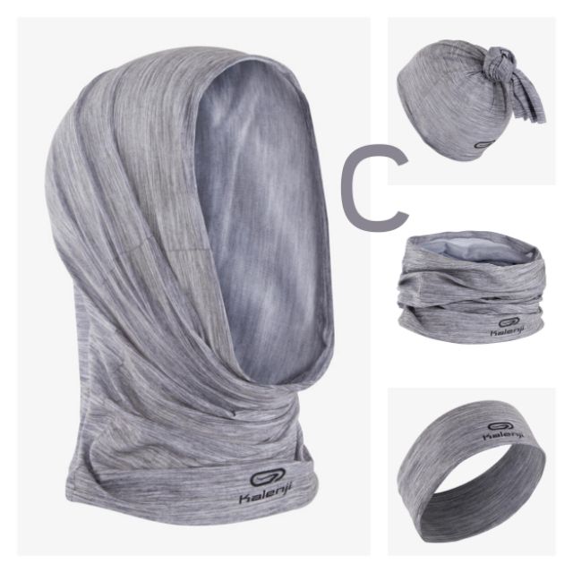 ผ้าบัฟ Kalenji ผ้าคลุมผม เอนกประสงค์ ปรับเปลี่ยนได้สารพัด