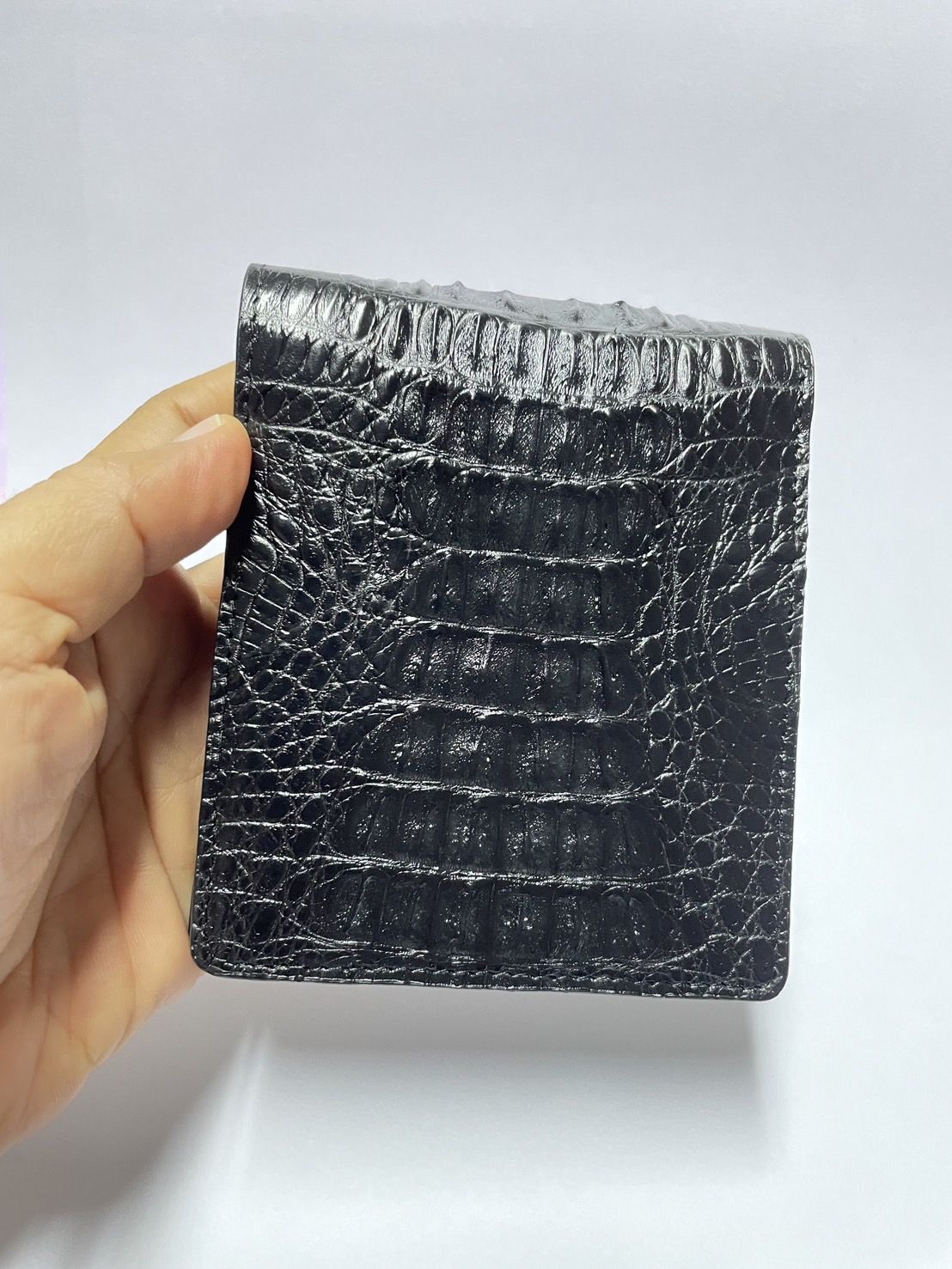 กระเป๋าหนังจระเข้แท้(กระดูกหาง)