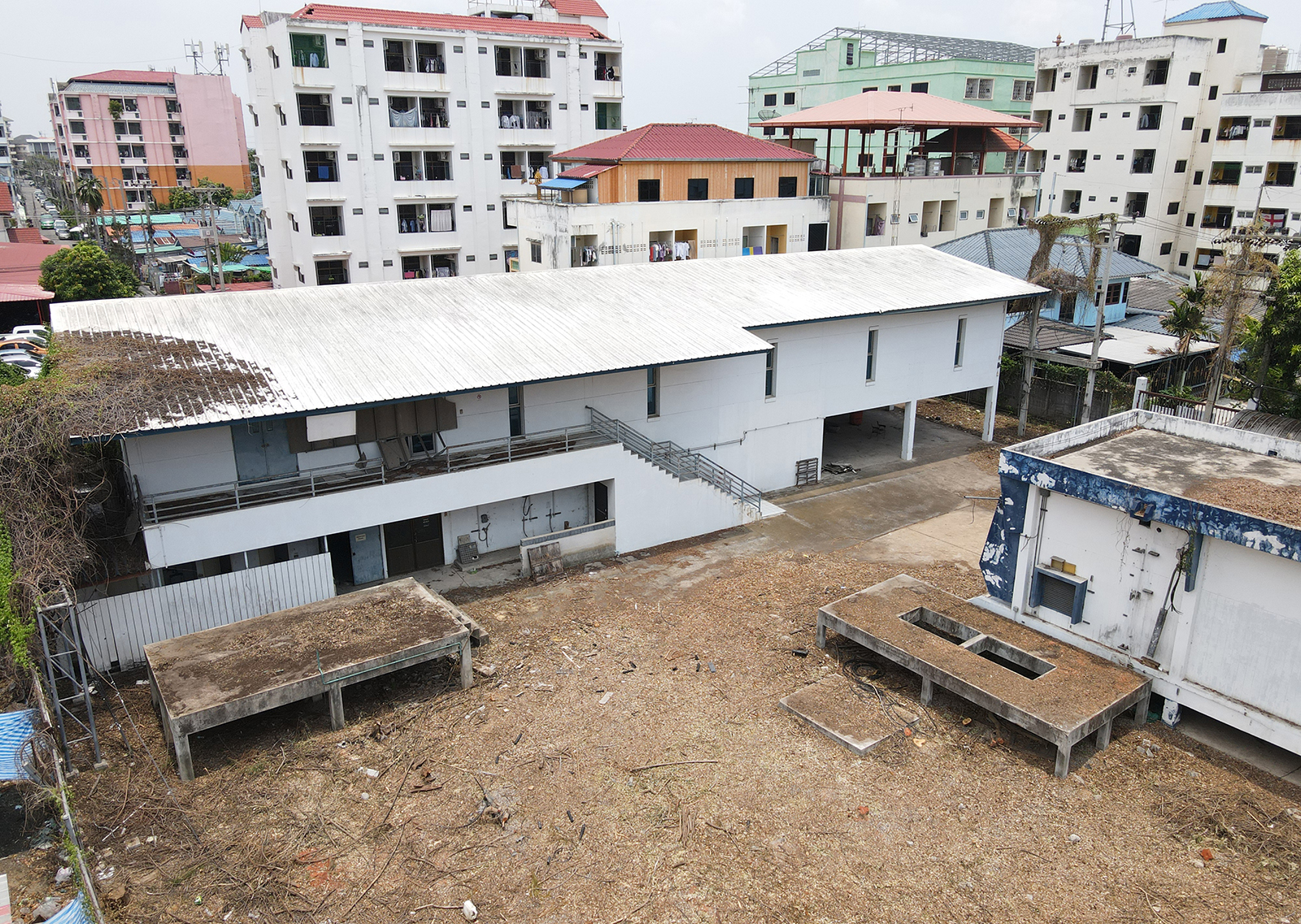 83460-ขายที่ดินพร้อมอาคารสำนักงาน ถนนโรจนะ ซอยวัดคานหาม อยุธยา