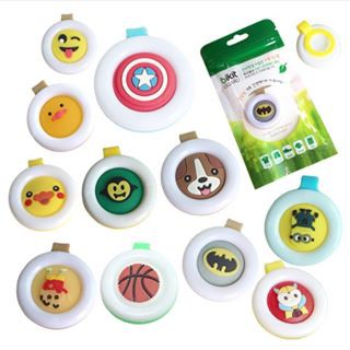 🔥พร้อมส่งด่วน🔥 คลิปหนีบกันยุง น้ำมันตะไคร้ ไร้สารเคมี คละลาย คลิปกันยุง คลิปหนีบป้องกันยุง