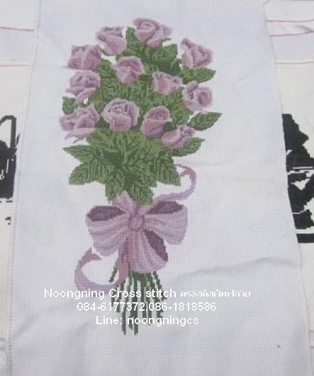 ตัวอักษรจีน ชุดปักครอสติช พิมพ์ลาย ครอสติสจีน งานฝีมือ DIY