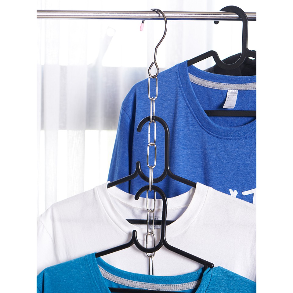 !!สินค้าขายดี!! ราวแขวนเสื้อผ้าสายโซ่ ที่แขวนเสื้อ ราวแขวนเสื้อ Clothes Chain Hanger
