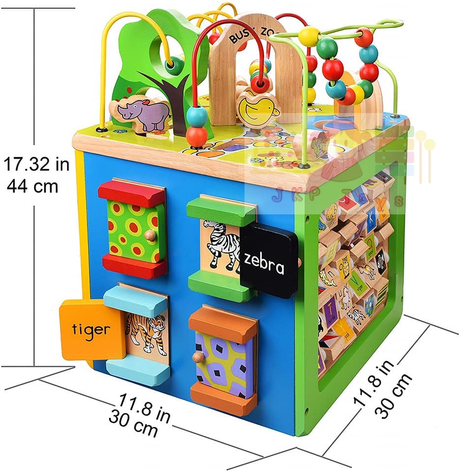 กล่องกิจกรรม Busy zoo เป็นของเล่นที่ได้รับรางวัลของเล่นดีเด่นของอเมริกา ยี่ห้อ Parents