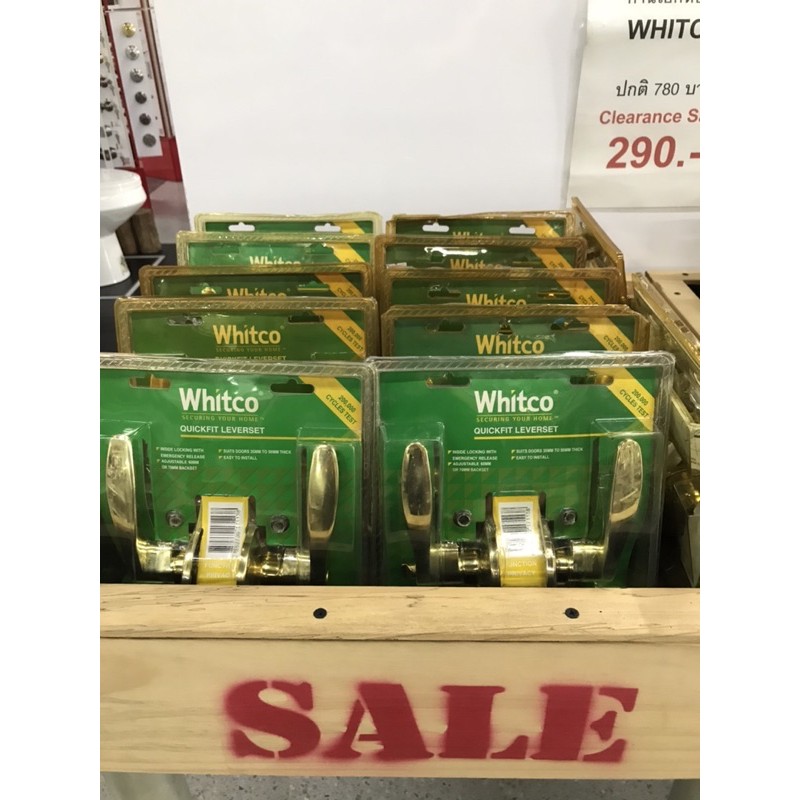 ‼️Clerance Sale‼️ ก้านโยก ห้องน้ำ WHITCO W5246 สีทอง