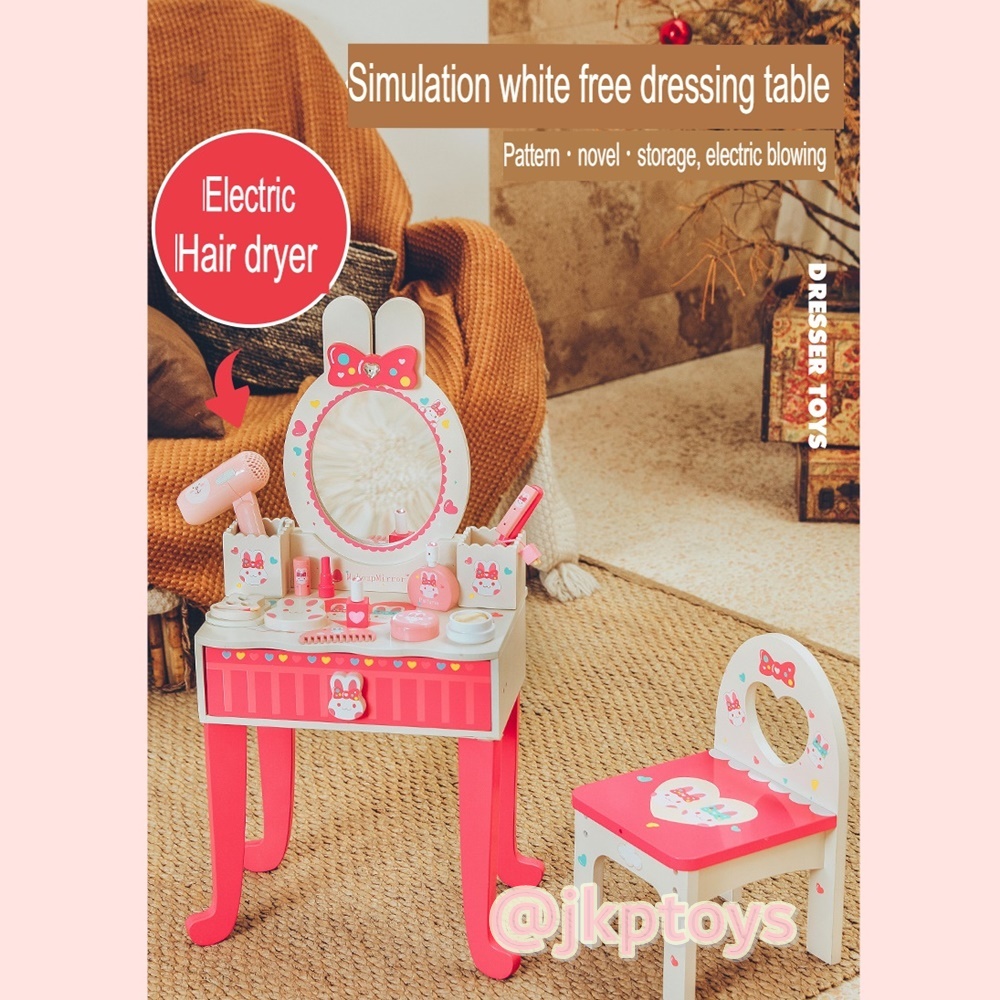 PlayTive Junior Kitchen Wooden Toy ครัวไม้เทาแดง สำเนา