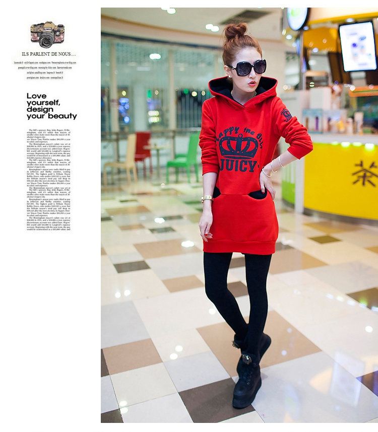 เสื้อกันหนาวแฟชั่นเกาหลีราคาถูกสีแดงสุดฮิต