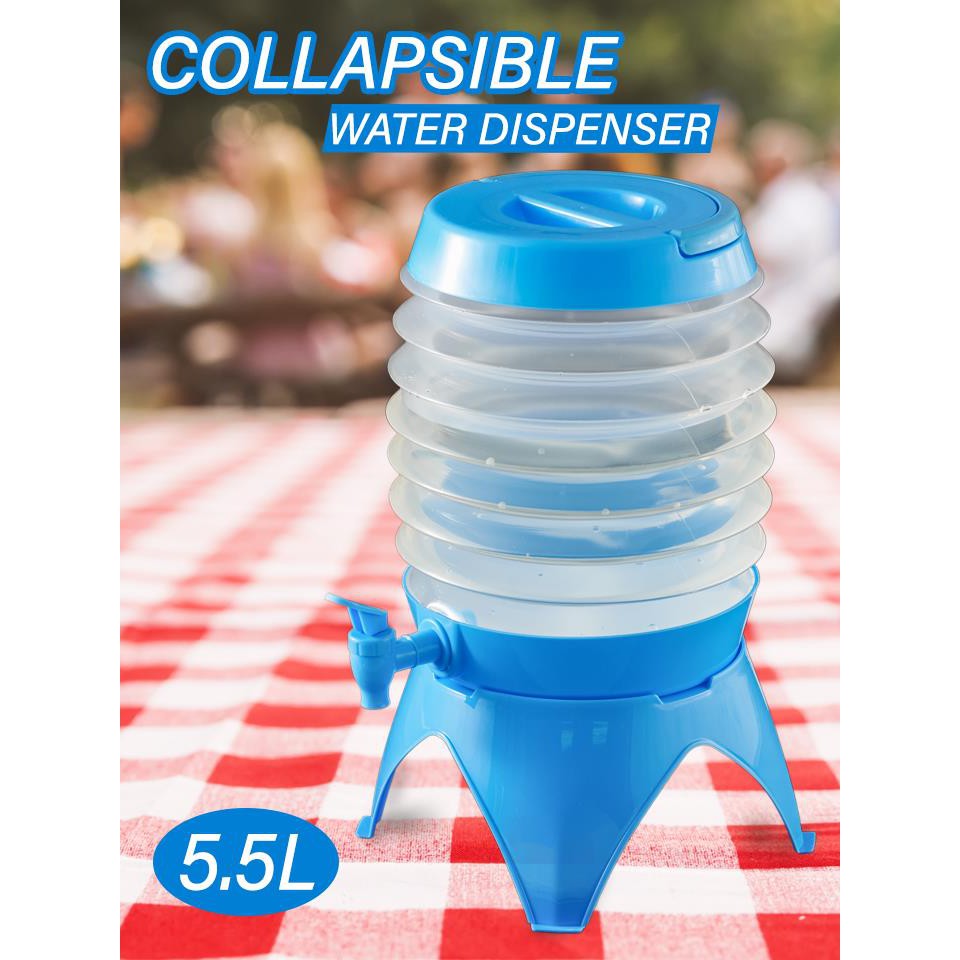 !!สินค้าขายดี!! ตู้กดน้ำพกพาแบบพับเก็บได้ ถังกดน้ำ Collapsible Water Dispenser