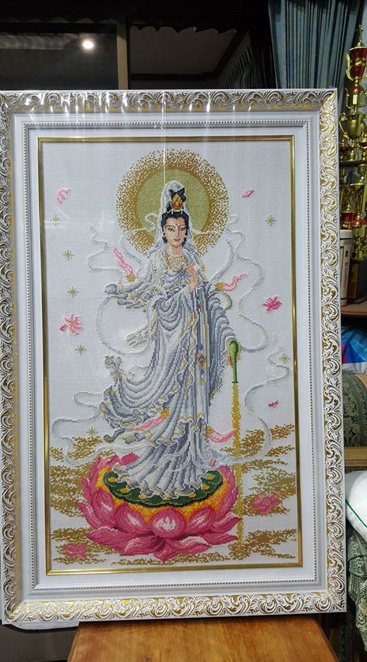 กำแพงเมืองจีน ครอสติสคริสตัล Diamond painting โมเสก ภาพติดเพชร งานฝีมือ DIY
