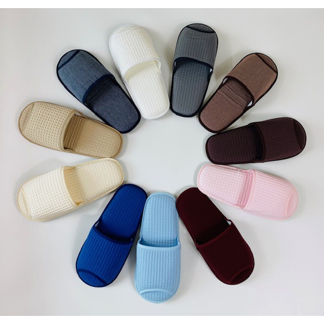 สลิปเปอร์โรงแรม รองเท้าใส่ในบ้าน พื้นนิ่ม Blue Sleep